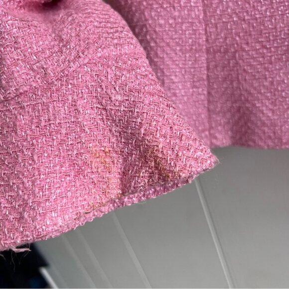 Escada Pink Women's Tweed Wool Blend Blazer Suit Jacket - Picture 6 of 15